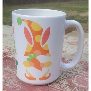 Easter Gnomes 15 Ounce Ceramic Coffee Mug
